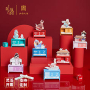 山海文渊 文创木质万年历桌面创意摆件国风礼品故宫礼物 随机发（不指定款式）
