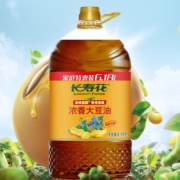 长寿花 非转基因熟榨浓香大豆油 6.18L