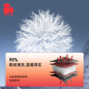 SCALER 思凯乐 户外立领鹅绒羽绒服男冬季弹力面料拼色中厚保暖抗寒羽绒衣