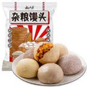 Plus会员:云山半 杂粮馒头 625g 5个