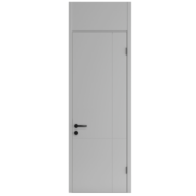 TATA木门 现代简约卧室门全屋定制室内门免漆门DM002 DM002-瓷白色