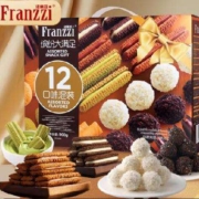 Franzzi 法丽兹 夹心曲奇饼干多口味 2024年春节手提欢乐缤纷礼盒 960g