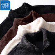 JEANSWEST 真维斯 羊羔绒外套加绒加厚