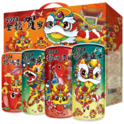 京东百亿补贴：冰克斯（BINX）青岛原浆精酿啤酒 整箱 龙年贺岁纪念版 1L 4桶 礼盒装