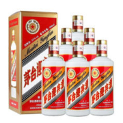 MOUTAI 茅台 迎宾酒官方授权 酱香型白酒 送礼高度酒水 过年送礼 53度 500mL 6瓶 老迎宾 2020年份
