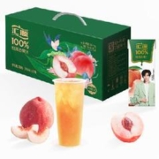 PLUS会员：汇源 100%桃混合果汁 200ml*12盒*2件