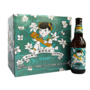 高大师婴儿肥茉莉花茶拉格国产精酿生鲜啤麦芽度12.6°P330ml酒瓶装整箱 24瓶