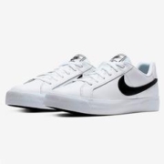 NIKE 耐克 男鞋冬新款运动鞋COURT防滑耐磨低帮板鞋时尚百搭潮流休闲鞋 BQ4222-103/小白鞋/皮面 42.5