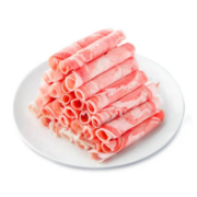 东来顺 国产草原羔羊原切羊肉片500g 火锅食材羊肉卷 草饲散养羊肉