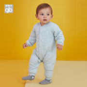 gb 好孩子 秋冬初生新生婴儿儿衣服纯棉夹棉衣服保暖连体衣加厚家居服