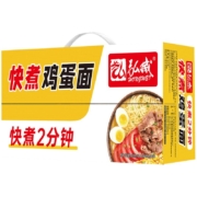 需首购、Plus会员:弘威牌面条 鸡蛋面1200g 方便面