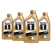 美孚（Mobil）金美孚 先进全合成汽机油经典表现 0W-40 SP级 1L*4 汽车保养