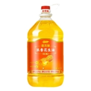 金龙鱼花生油4升浓香花生油一级压榨4L/桶家用食用油官方正宗桶装