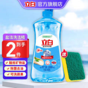 Liby 立白 洗洁精盐洁精 洗涤剂有效除菌去油宝宝餐具果蔬清洁 温和不伤手 460g/瓶