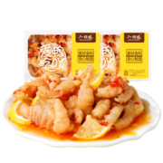 小胡鸭 锁鲜固形物50%三种口味无骨凤爪鸡爪子无骨去骨鸭掌 柠檬无骨凤爪200g*2盒（共400g）