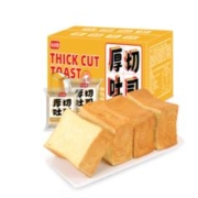 再降价、需首购、Plus会员:比比赞 BIBIZAN 原味厚切吐司375g/箱