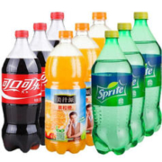 Fanta 芬达 可口可乐（Coca-Cola）可口可乐雪碧果粒橙1.25L大瓶装整箱汽水碳酸 可乐+雪碧+果粒橙