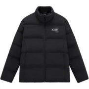 XTEP 特步 羽绒服男款保暖厚款外套877429190046 炭灰色 XL