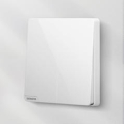 SIEMENS 西门子 皓彩 开关面板 二开双控 雅白