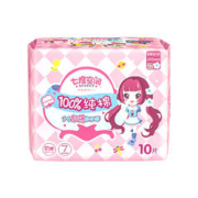 SPACE7 七度空间 SPACE 7）少女超薄 100%纯棉 卫生巾组合 106片（超薄透气日夜用姨妈巾）