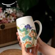 永丰源 auratic国瓷永丰源 幸福和鸣 600ml陶瓷马克杯单杯-五彩