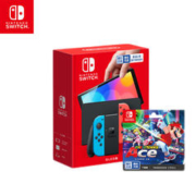 20点开始：Nintendo 任天堂 国行 Switch OLED 游戏机 配红蓝Joy-Con & 马力欧网球ACE兑换卡