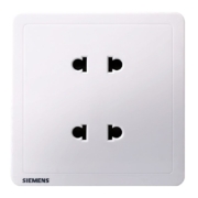 SIEMENS 西门子 Adela致典系列 5UB14123NC01 四孔插座 雅白
