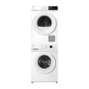 东芝（TOSHIBA）大白桃洗烘套装 10KG全自动滚筒洗衣机+10KG热泵烘干机干衣机家用 DG-10T11B+DH-10T13B