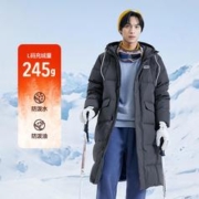 SKECHERS 斯凯奇 男士长款羽绒服 L422M151-026R