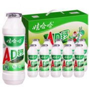 WAHAHA 娃哈哈 AD钙奶一24瓶哇哈哈怀旧儿童酸奶牛奶早餐饮料饮品批发 娃哈哈AD钙奶220gx20瓶(整箱)