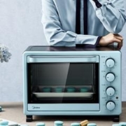 限移动端、京东百亿补贴：Midea 美的 PT2531 电烤箱 25L 天青色