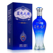 洋河镇 蓝色之都 浓香型白酒52度500ml*6瓶 +赠3个礼袋