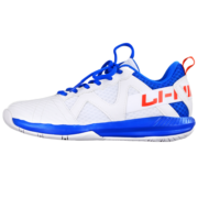 李宁（LI-NING）羽毛球鞋耐磨防滑羽毛球训练运动鞋 男女同款标准白  43码