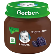 嘉宝 Gerber 婴幼儿辅食西梅泥 初段6个月以上欧洲进口（80g）*6件