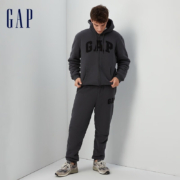 PLUS会员：Gap 盖璞 男女装 LOGO仿羊羔绒宽松廓形运动卫衣 多款可选