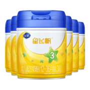 飞鹤星飞帆幼儿配方奶粉（12-36月龄）3段奶粉 700gx6罐