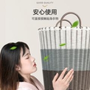 YNQN 包邮脏衣篓衣服收纳筐卫生间衣篮子编织脏衣篮家用玩具娃娃收纳桶
