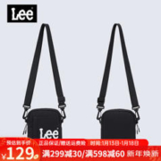 Lee 迷你单肩斜挎包 黑色