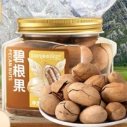 需首购、Plus会员:鲜记碧根果250g/罐 奶油味*4件