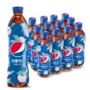 百事可乐 Pepsi 太汽系列 白桃乌龙味汽水 整箱500ml*12瓶*3件