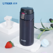 虎牌（TIGER）轻量便携一键开启弹盖保温水杯MMJ-A036-KA藏蓝色360ml