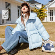 Semir 森马 女连帽厚羽绒服 101722113006