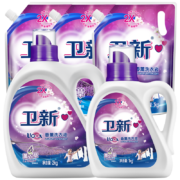 京东百亿补贴：卫新 香薰洗衣液薰衣草12斤（瓶装2kg+瓶装1kg+袋装1kg*3）