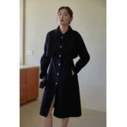 DUSHU 独束 大码女装气质时尚毛呢两件套年冬季新款两穿式双面呢大衣