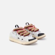 LANVIN 浪凡 官方旗舰店 男士CURB皮质休闲鞋半拖鞋