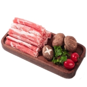 plus会员：涝河桥 宁夏滩羊 国产原切羊肉片 脆骨肉片  260g 火锅食材*4件