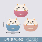 OIVFNDQN 欧薇娜 隔热垫防烫加厚卡通餐垫 大号萌猫-混色3个装