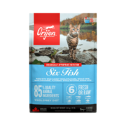 Orijen渴望六种鱼猫粮5.4kg 成猫幼猫通用粮【美版】