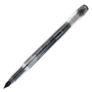 白金（PLATINUM）钢笔 PSQ-300C#1-F 黑色 学生练字书写 进口墨水笔透明笔杆0.3mm