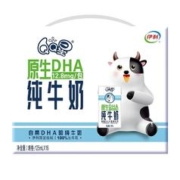 yili 伊利 QQ星伊利原生DHA儿童纯牛奶125ml*16盒/箱 学生营养高钙牛奶 礼盒装